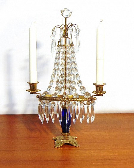 Chandeliere in Glass and Golden Colour, Sweden