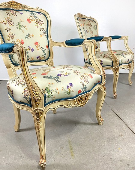 Two Armchairs, Luis XVI, Sweden
